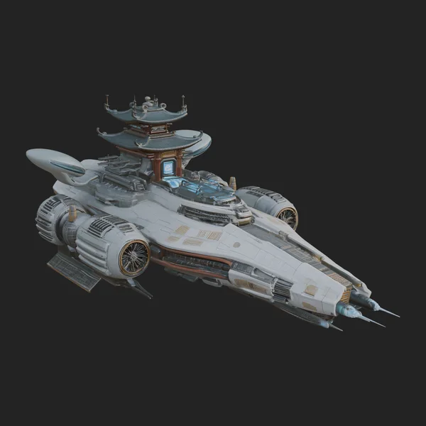 Sci Fi Transport Truck Model Design 9