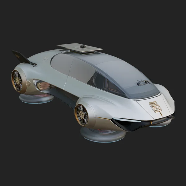 Sci Fi VTOL Craft Model Design 39