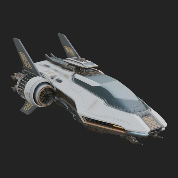 Sci Fi VTOL Craft Model Design 44