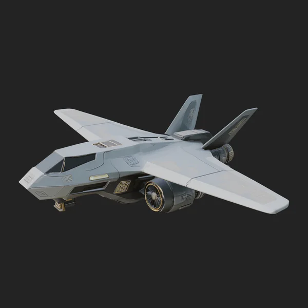 Sci Fi VTOL Craft Model Design 5