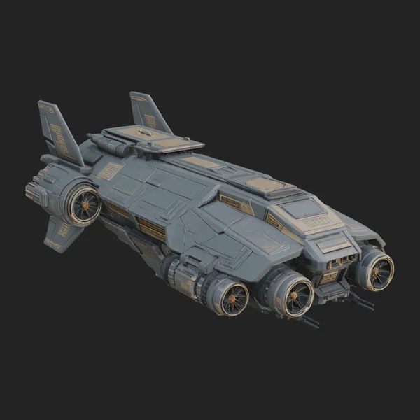 Sci Fi VTOL Craft Model Design 6