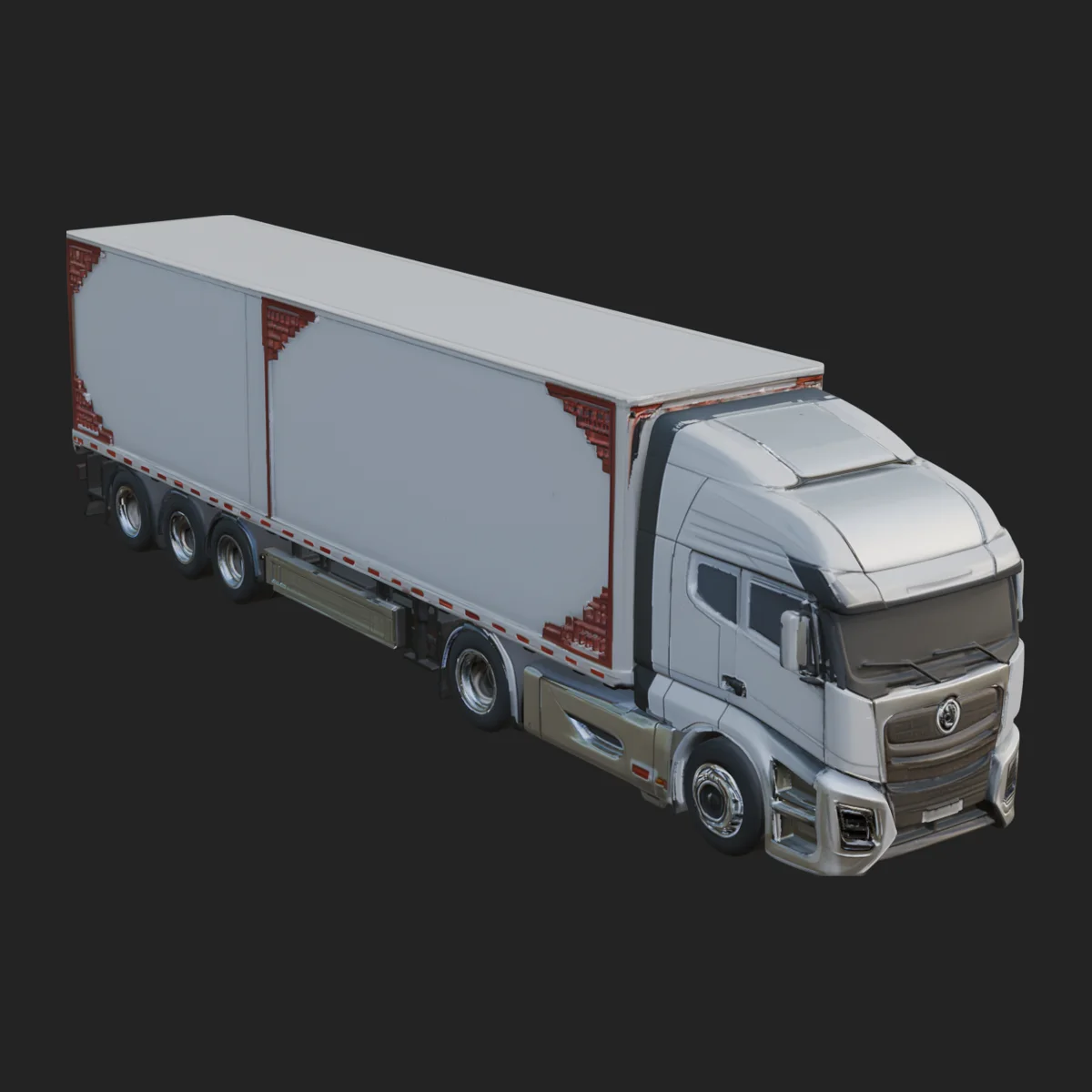 Semi Truck Model Design 10