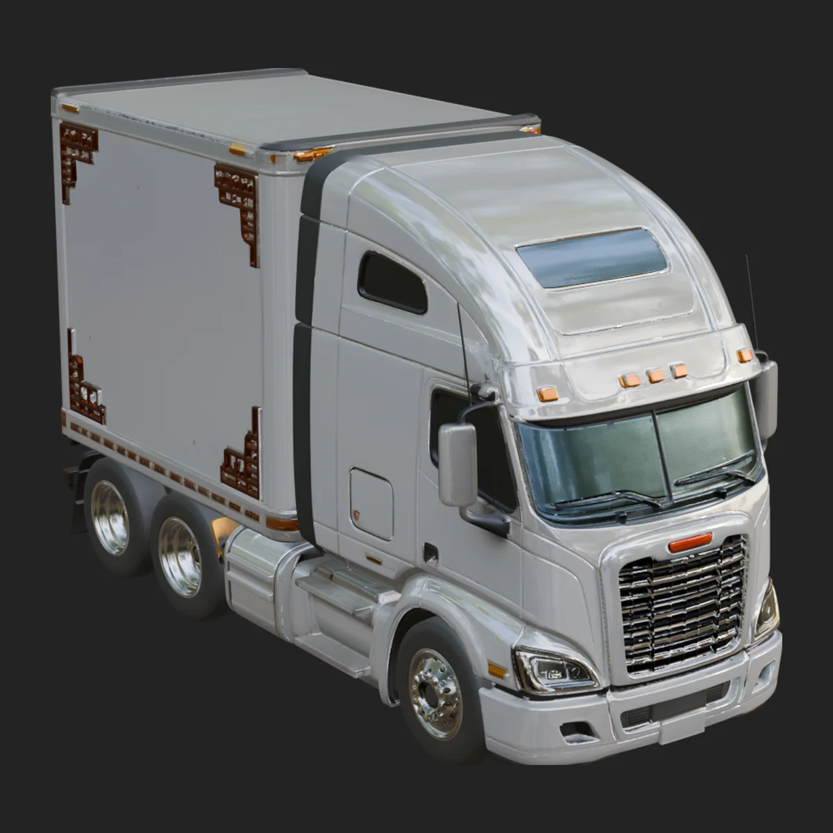 Semi Truck Model Design 11