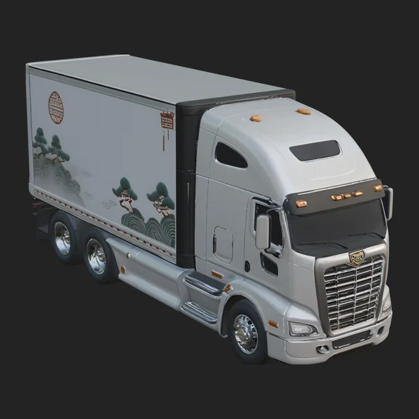 Semi Truck Model Design 12
