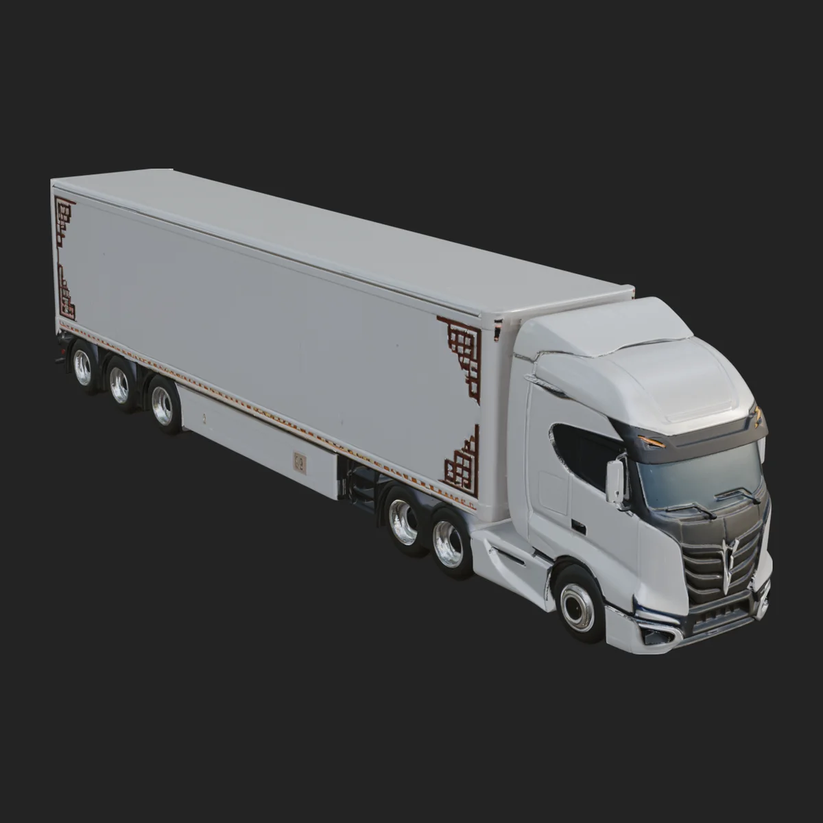 Semi Truck Model Design 13