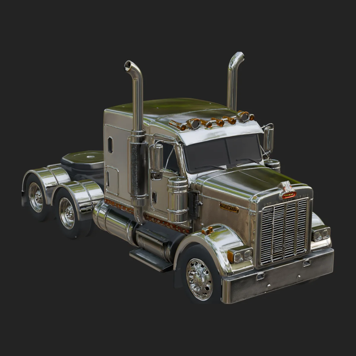 Semi Truck Model Design 2