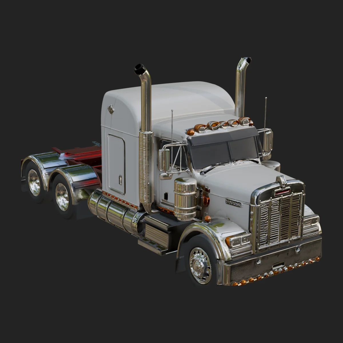 Semi Truck Model Design 3