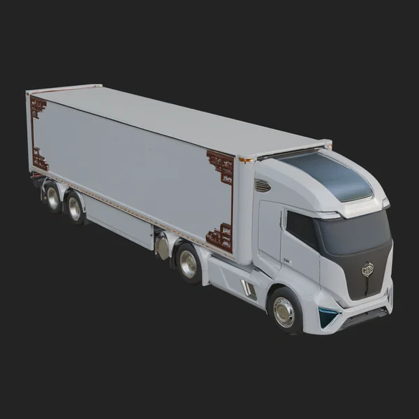 Semi Truck Model Design 5