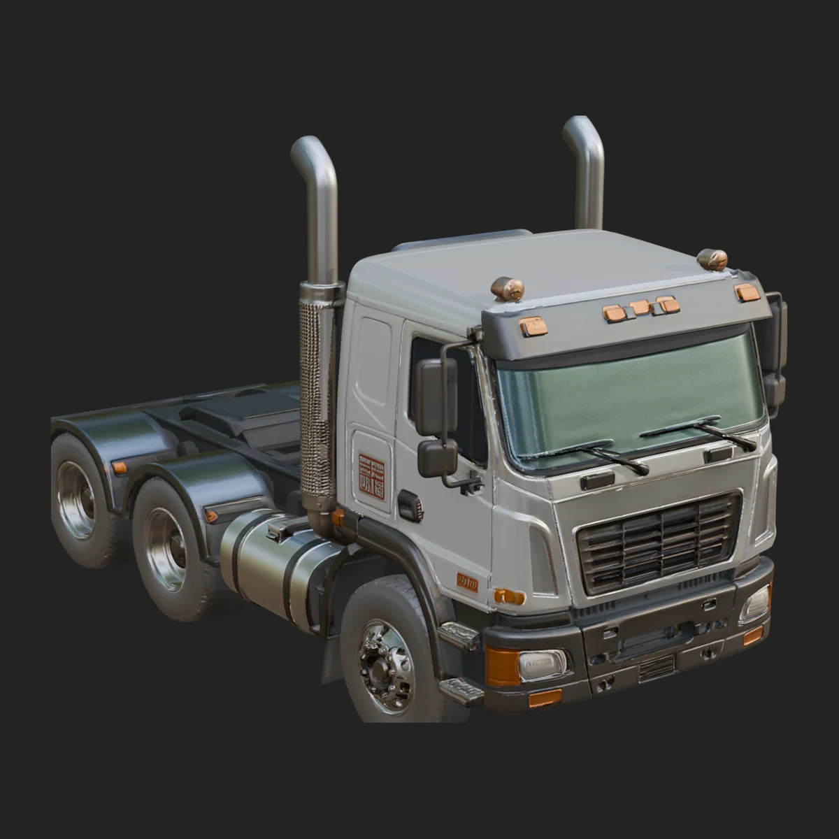 Semi Truck Model Design 7