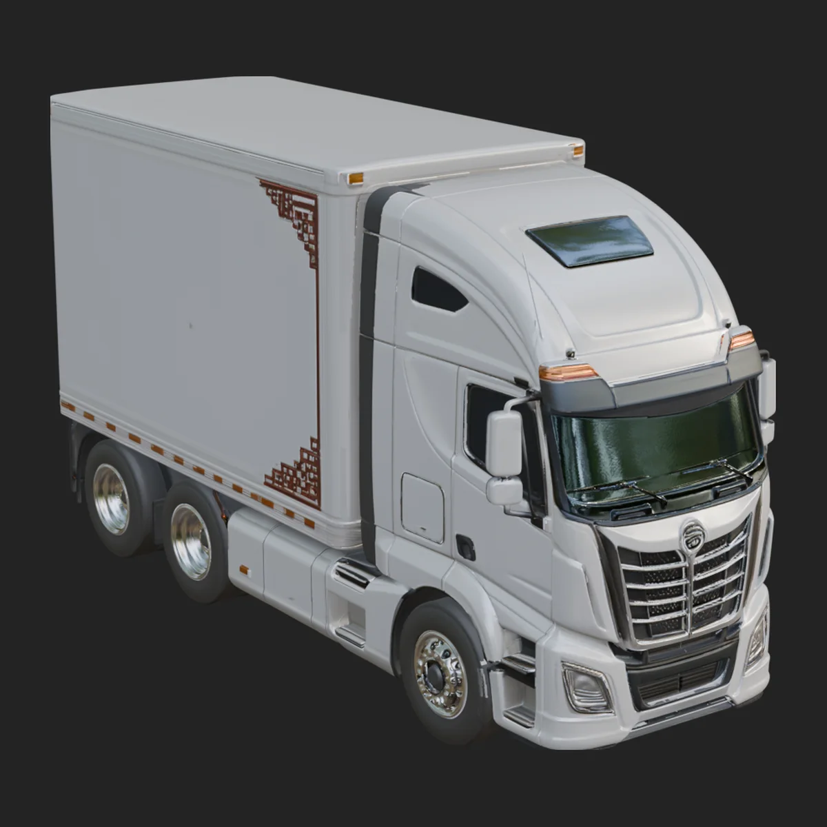 Semi Truck Model Design 8