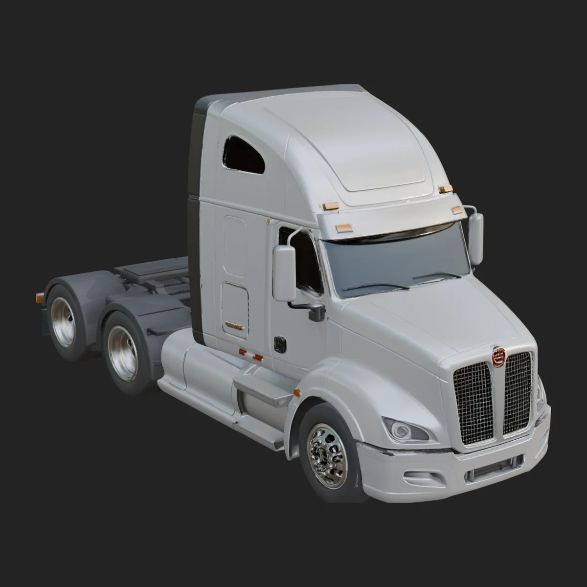 Semi Truck Model Design 9