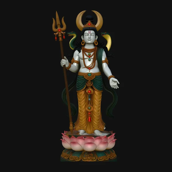 Shiva with Trident Statue Design 3