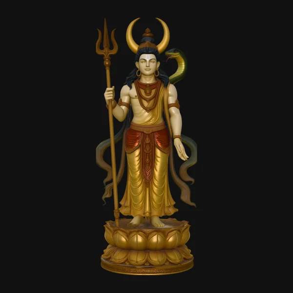 Shiva with Trident Statue Design 4