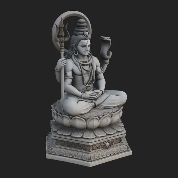 Shiva with Trident Statue Design 8