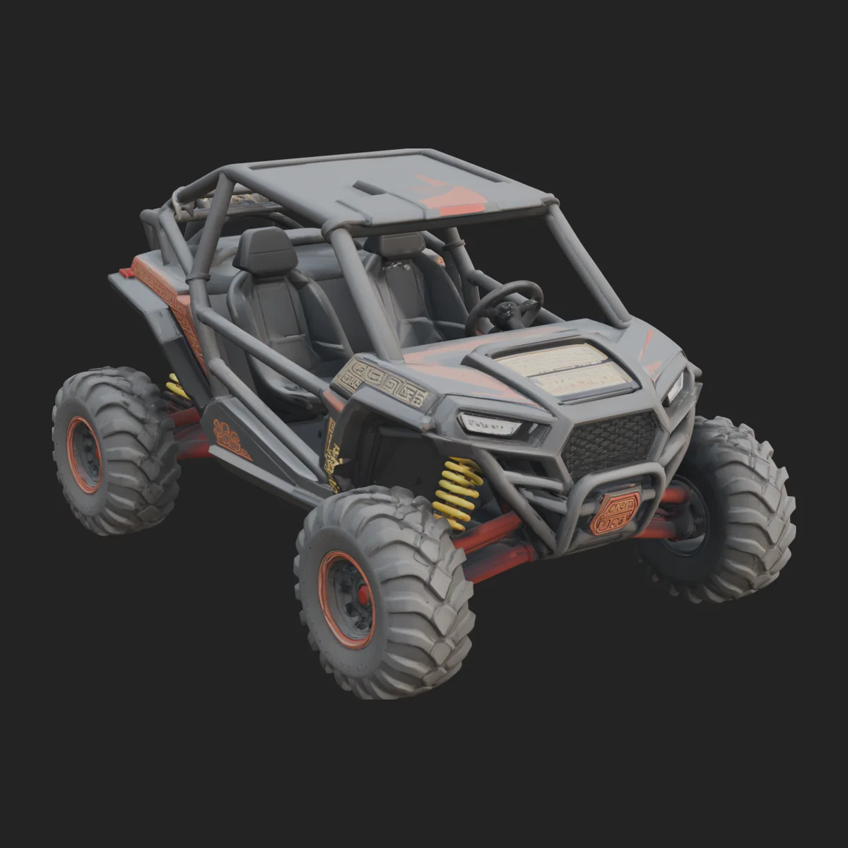Side by Side UTV Model Design 7