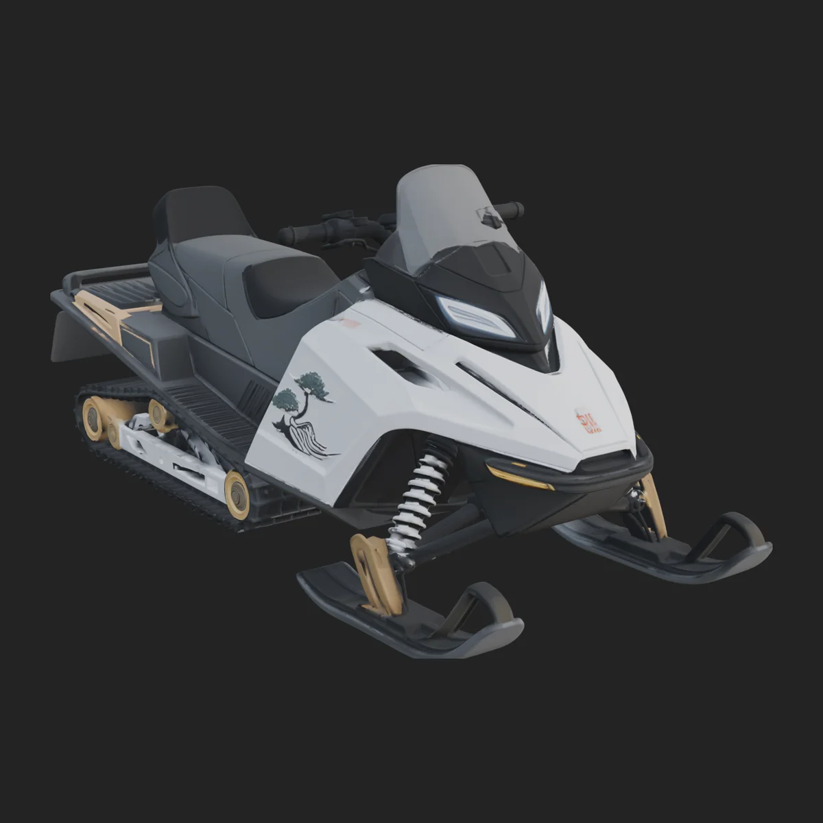 Snowmobile Model Design 4