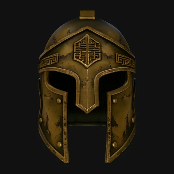 Spartan Bronze Helmet Design 1
