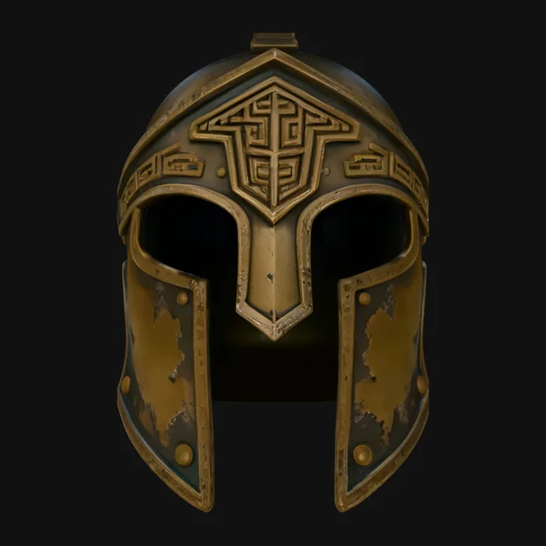 Spartan Bronze Helmet Design 2