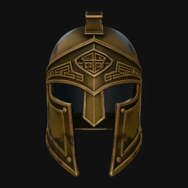 Spartan Bronze Helmet Design 4