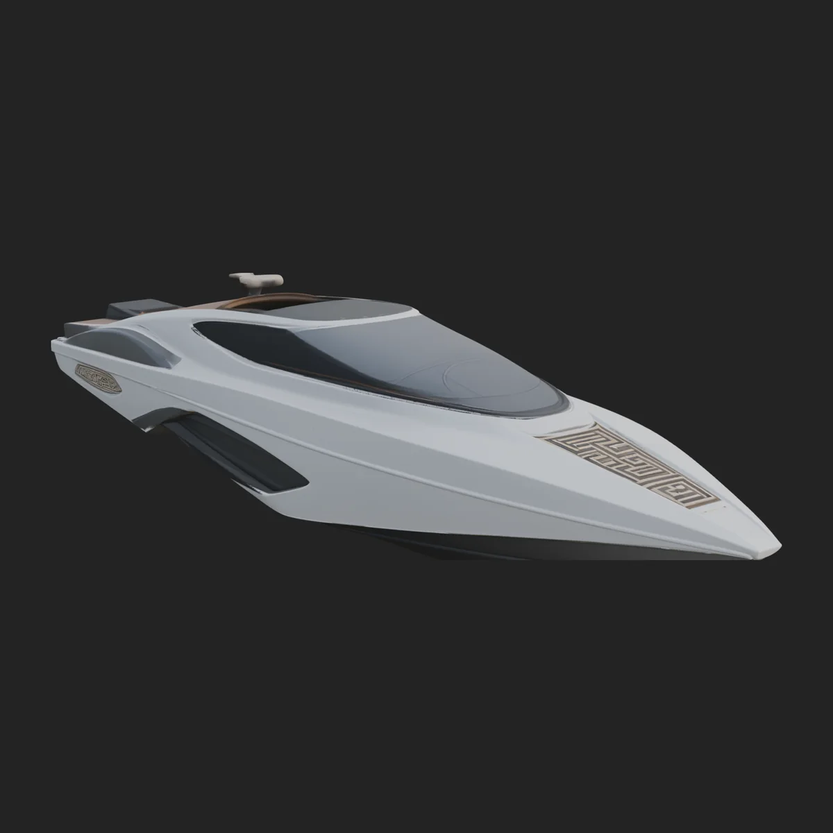 Speedboat Model Design 12