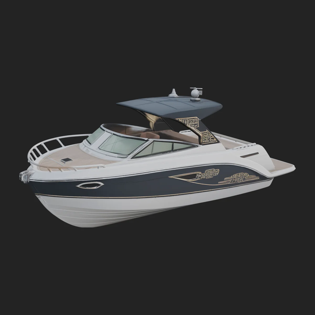 Speedboat Model Design 13