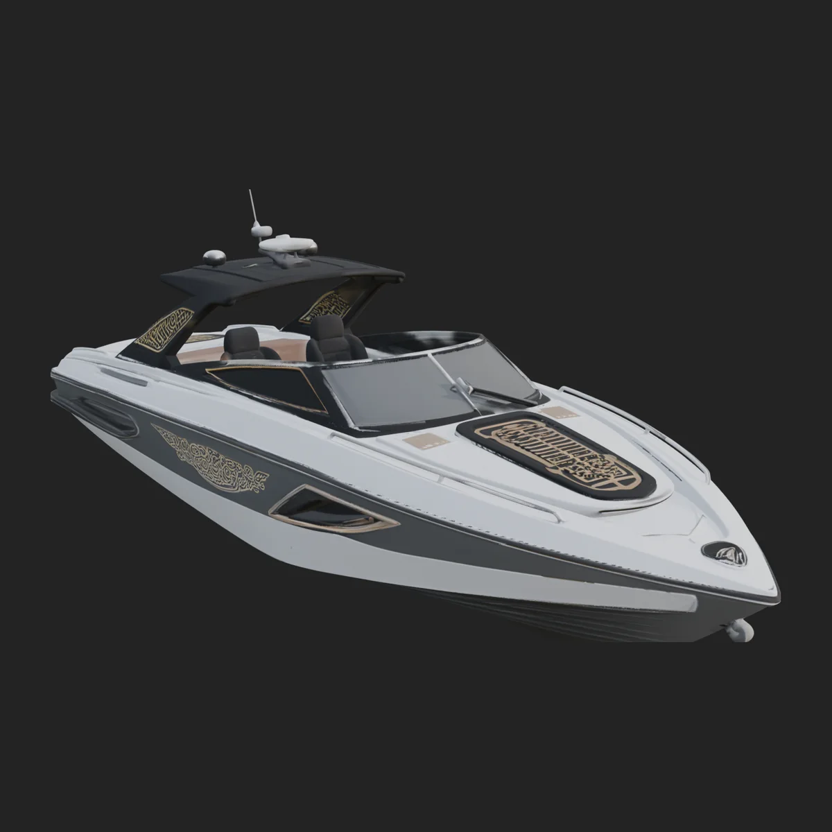 Speedboat Model Design 14