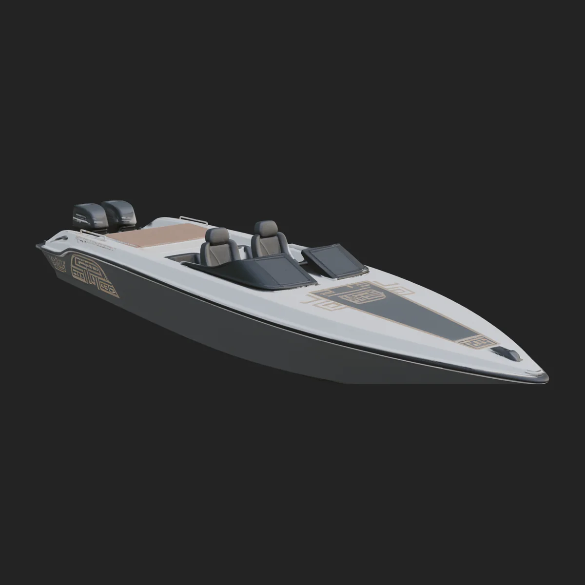 Speedboat Model Design 5