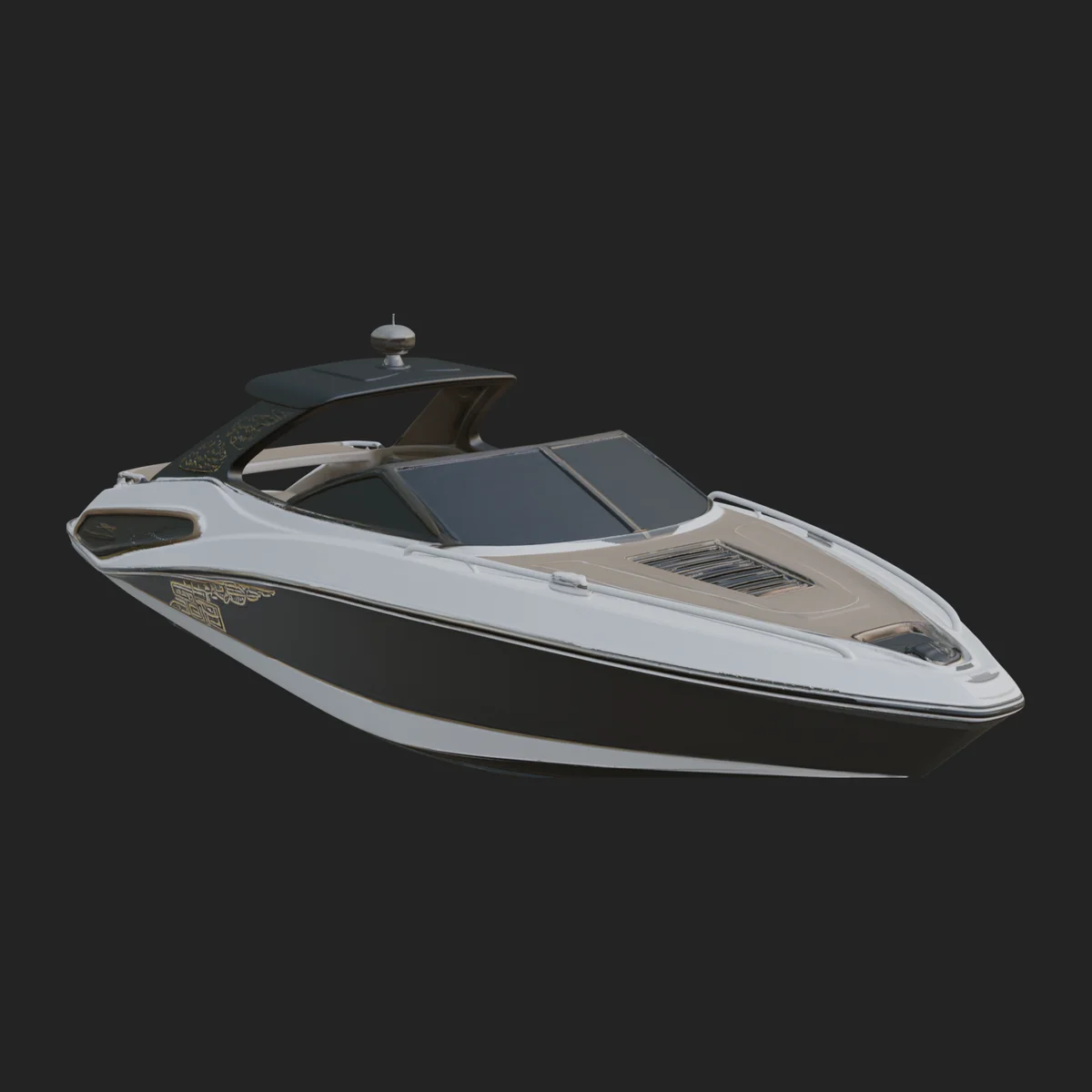 Speedboat Model Design 9