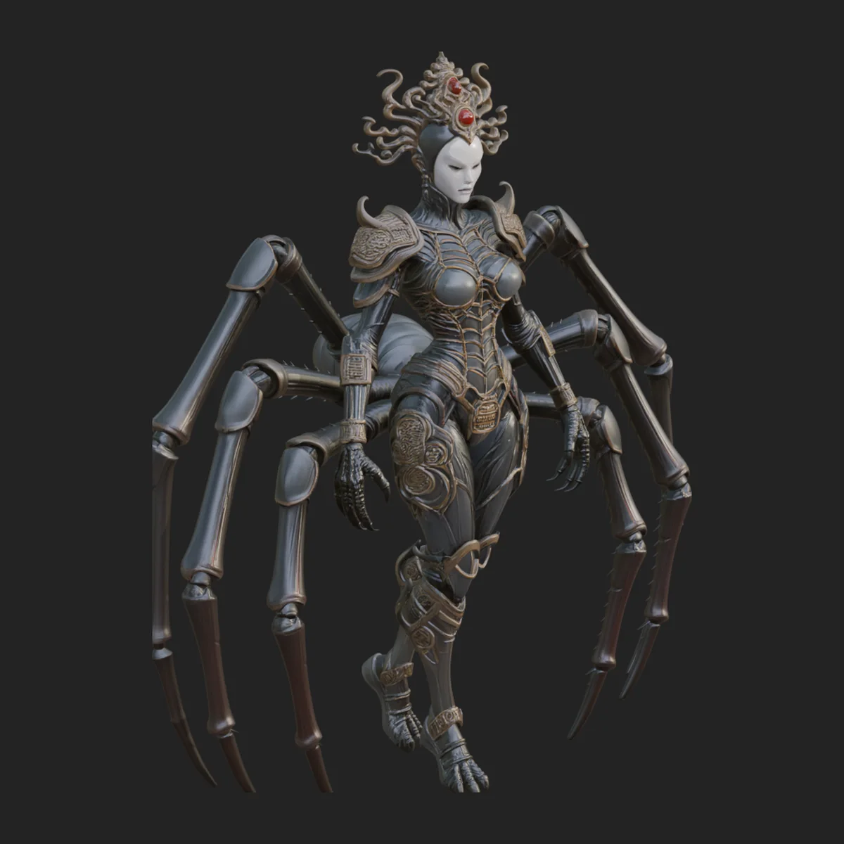 Spider Queen Statue Design 3