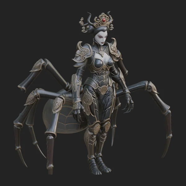 Spider Queen Statue Design 4