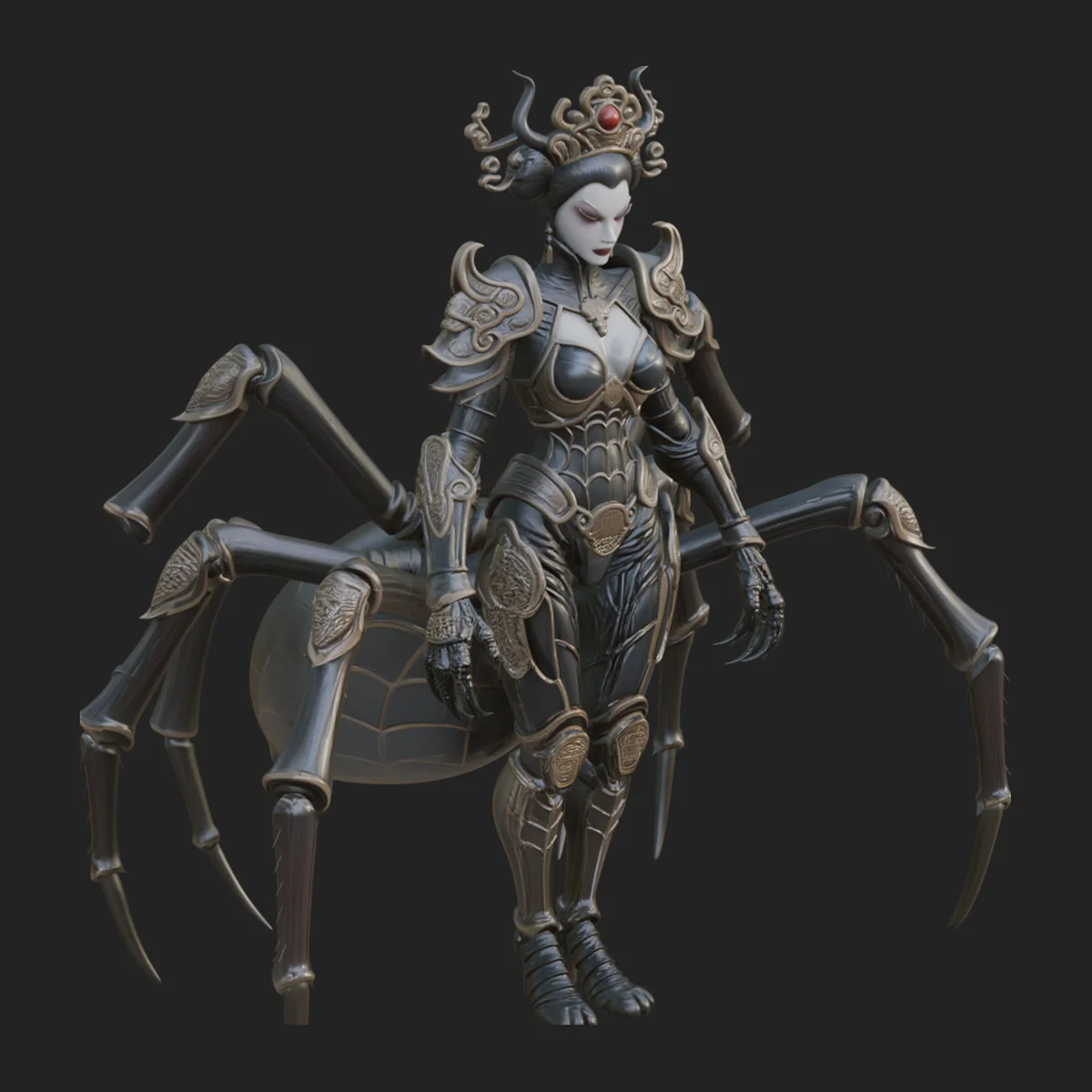 Spider Queen Statue Design 4