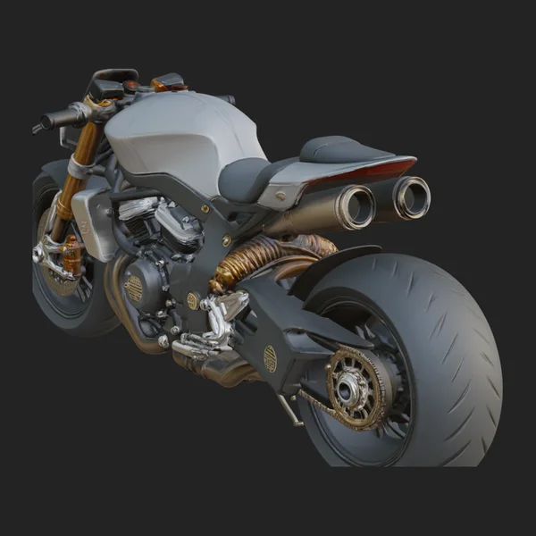 Sport Motorcycle Model Design 2