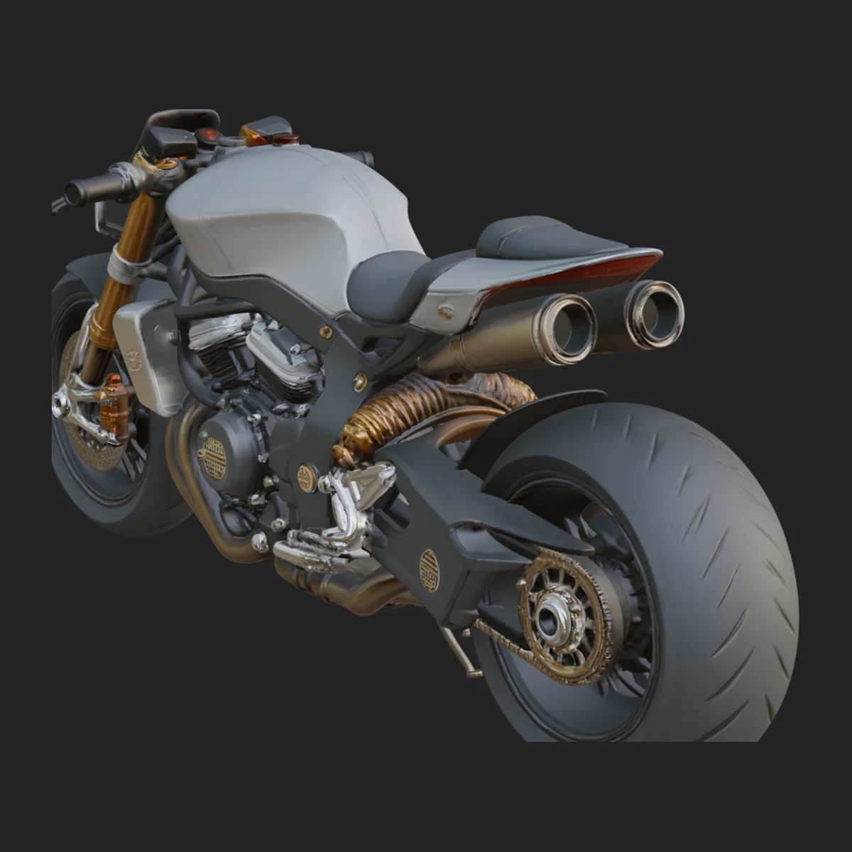 Sport Motorcycle Model Design 2