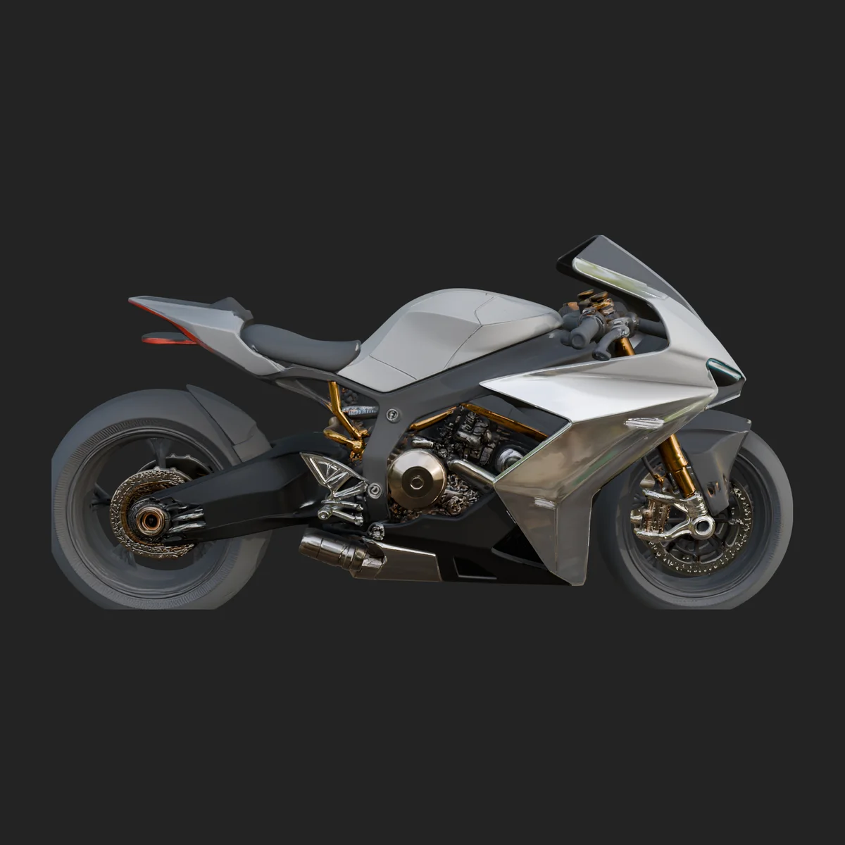 Sport Motorcycle Model Design 3