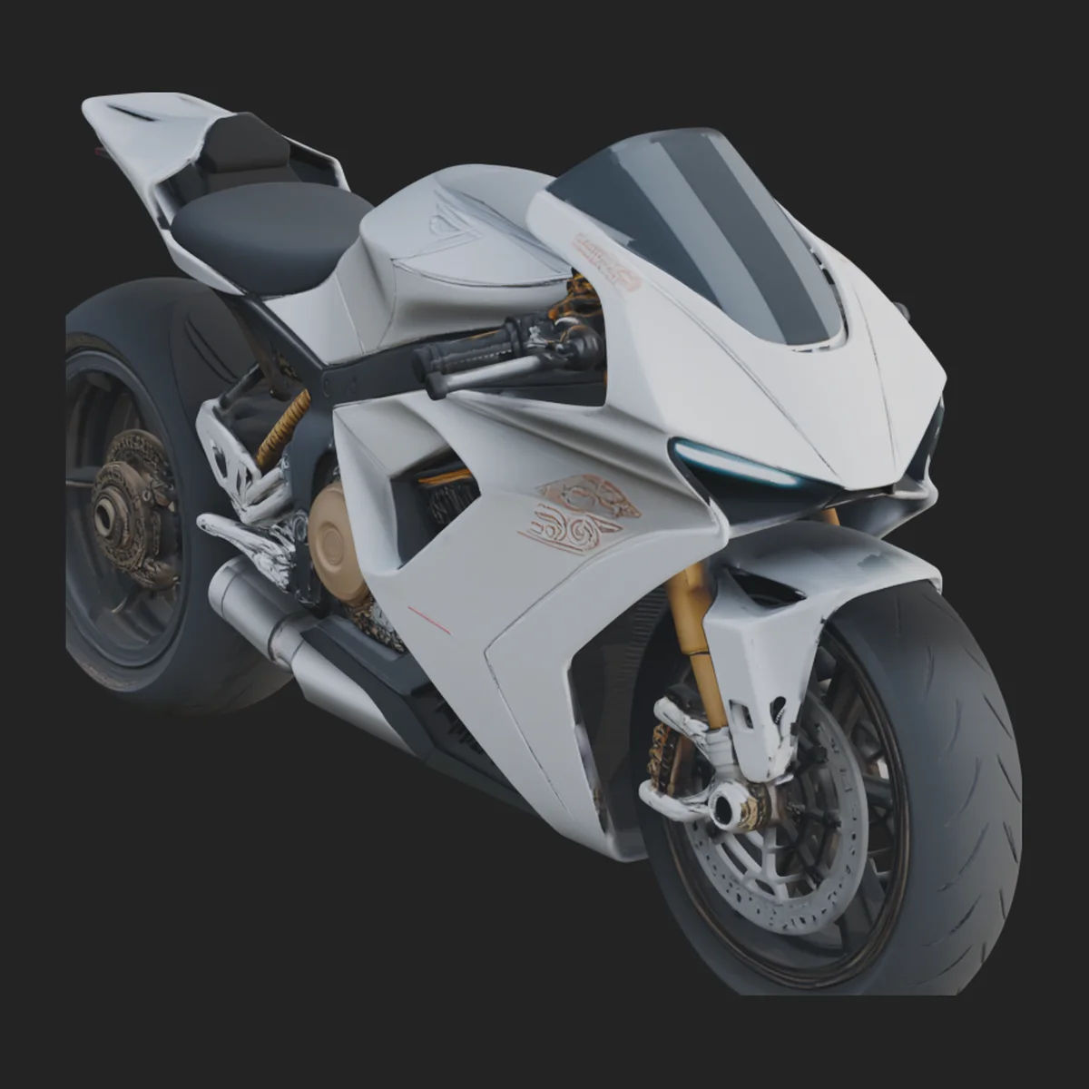 Sport Motorcycle Model Design 6