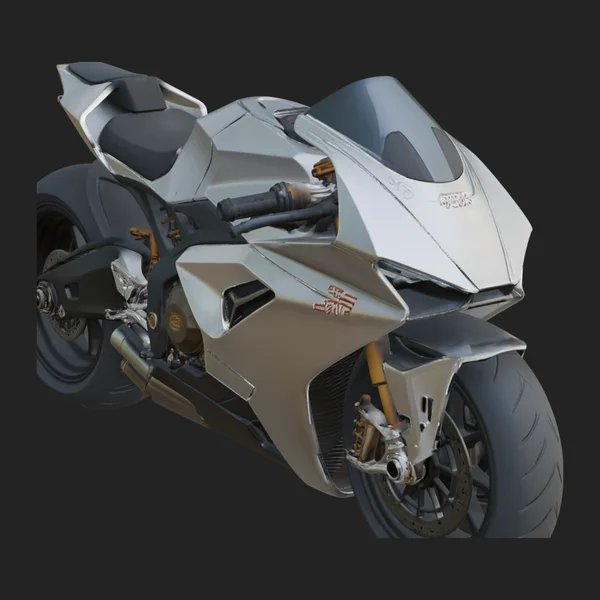 Sport Motorcycle Model Design 7