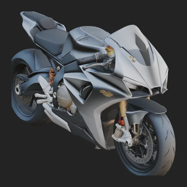 Sport Motorcycle Model Design 9