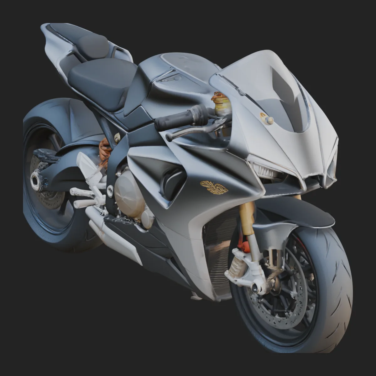 Sport Motorcycle Model Design 9