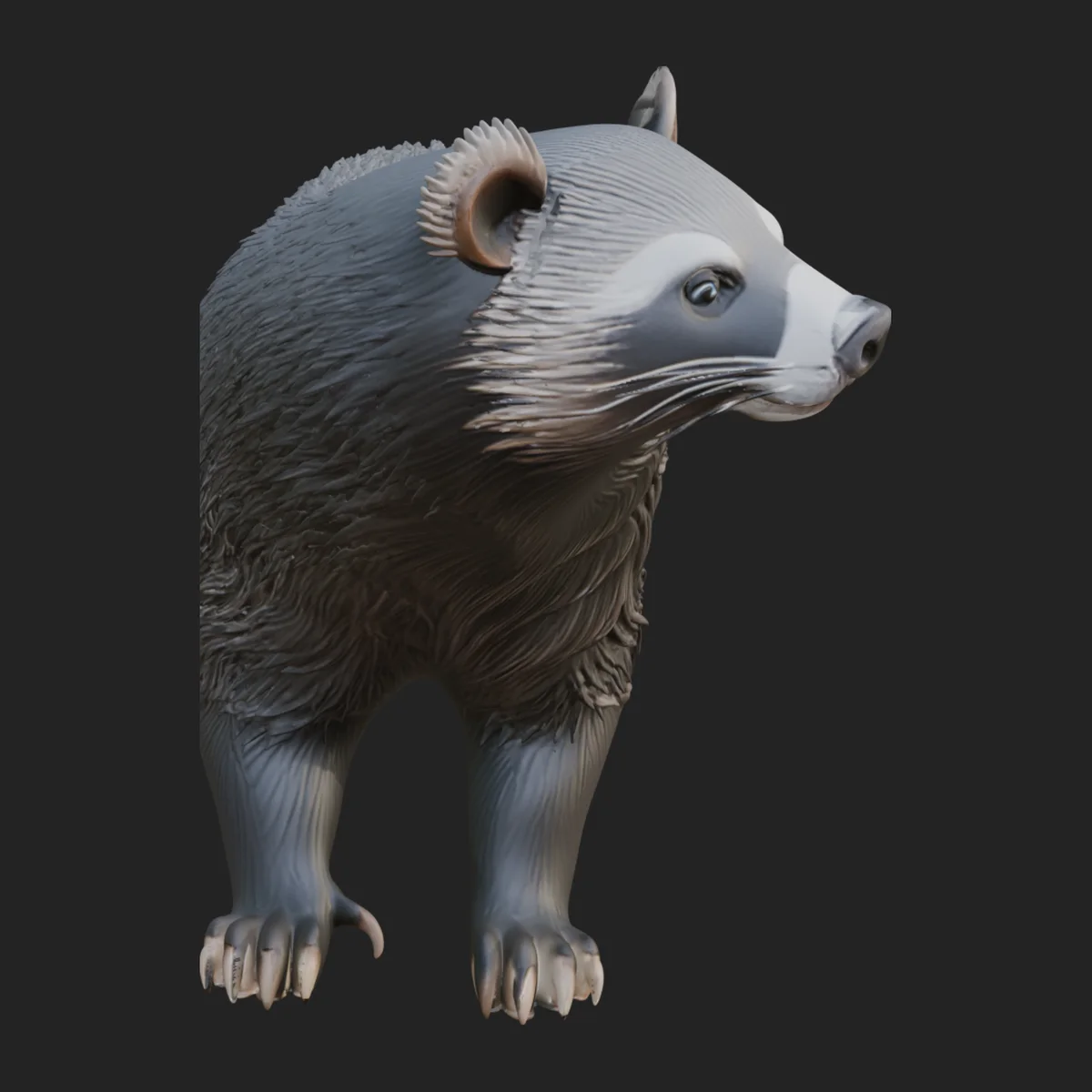 Spotted Hyena Statue Design 1