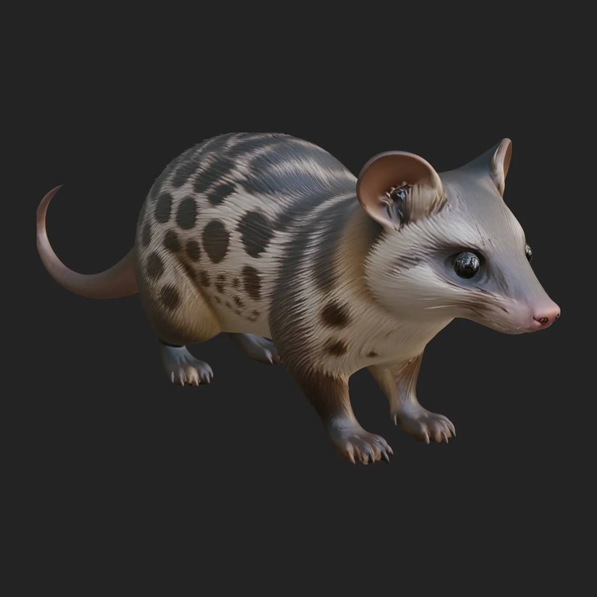 Spotted Quoll Statue Design 1