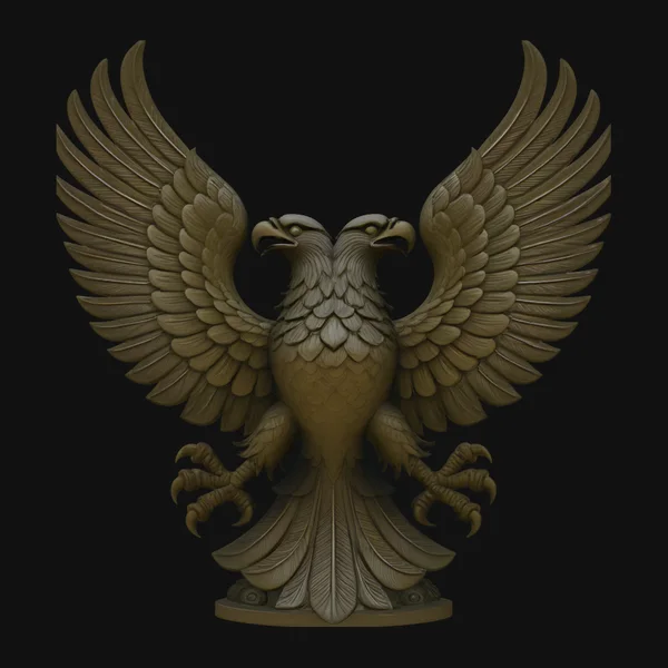 Spread Wing Eagle Statue Design 2