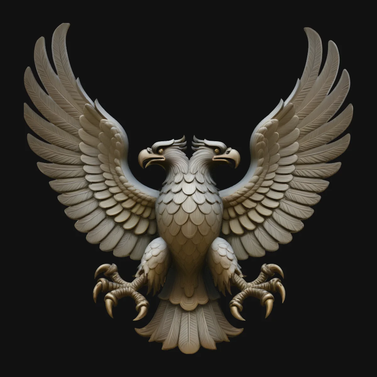 Spread Wing Eagle Statue Design 4