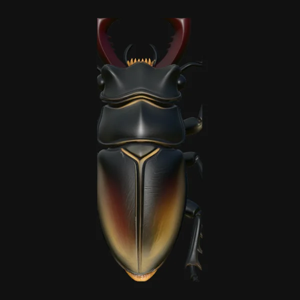 Stag Beetle Statue Design 1