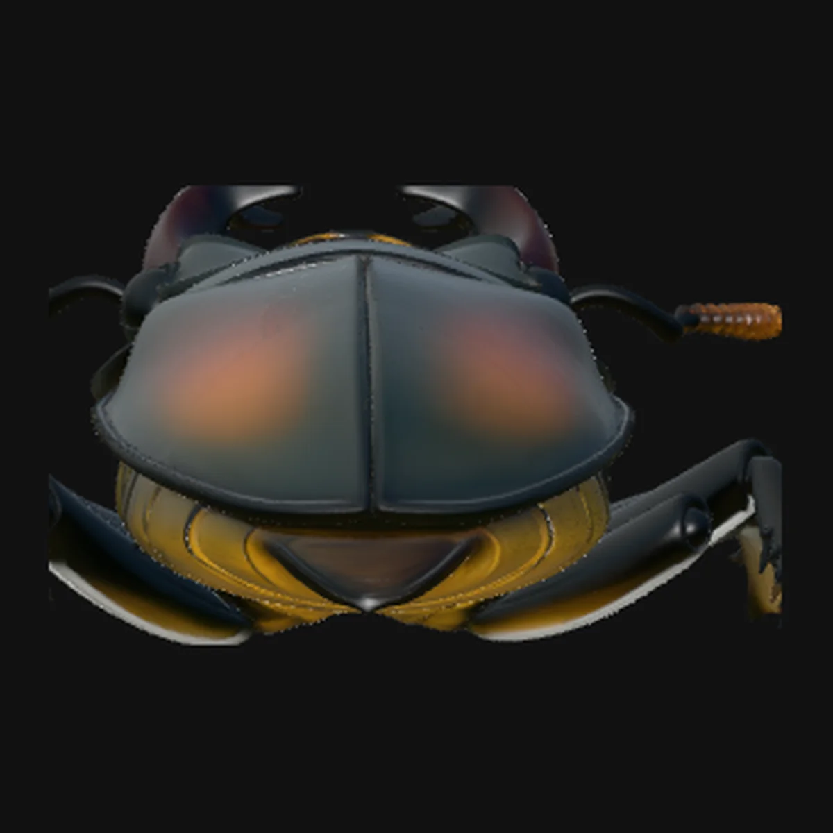 Stag Beetle Statue Design 2