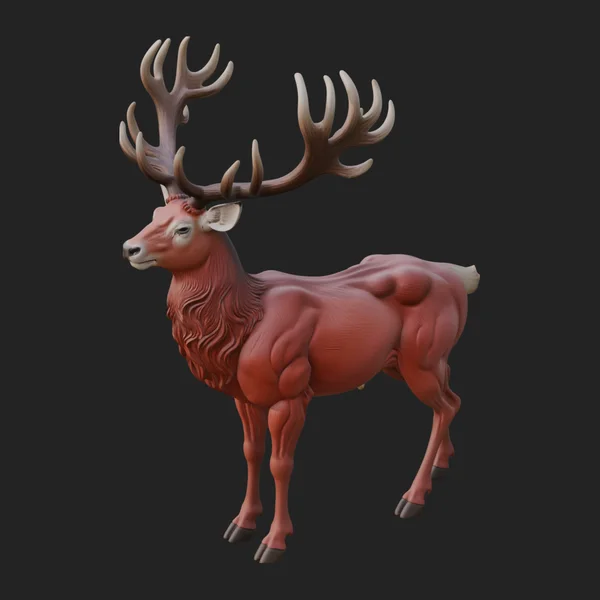 Stag Deer Statue Design 1