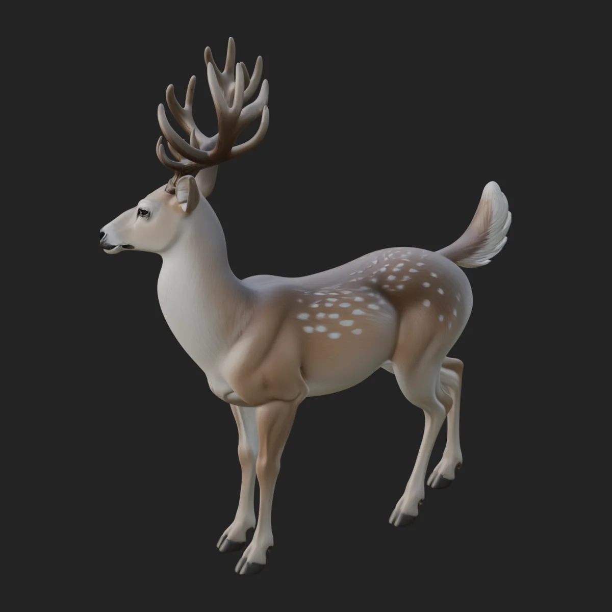 Stag Deer Statue Design 2