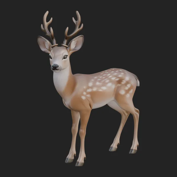 Stag Deer Statue Design 3