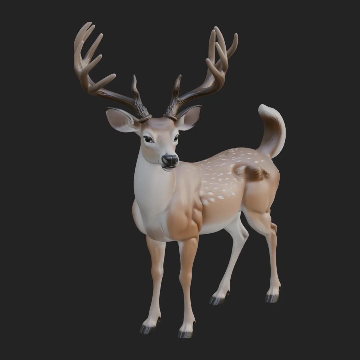 Stag Deer Statue Design 4