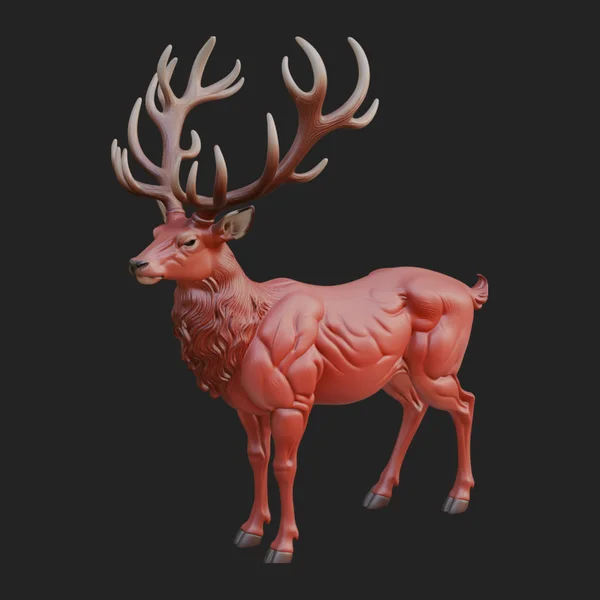 Stag Deer Statue Design 5
