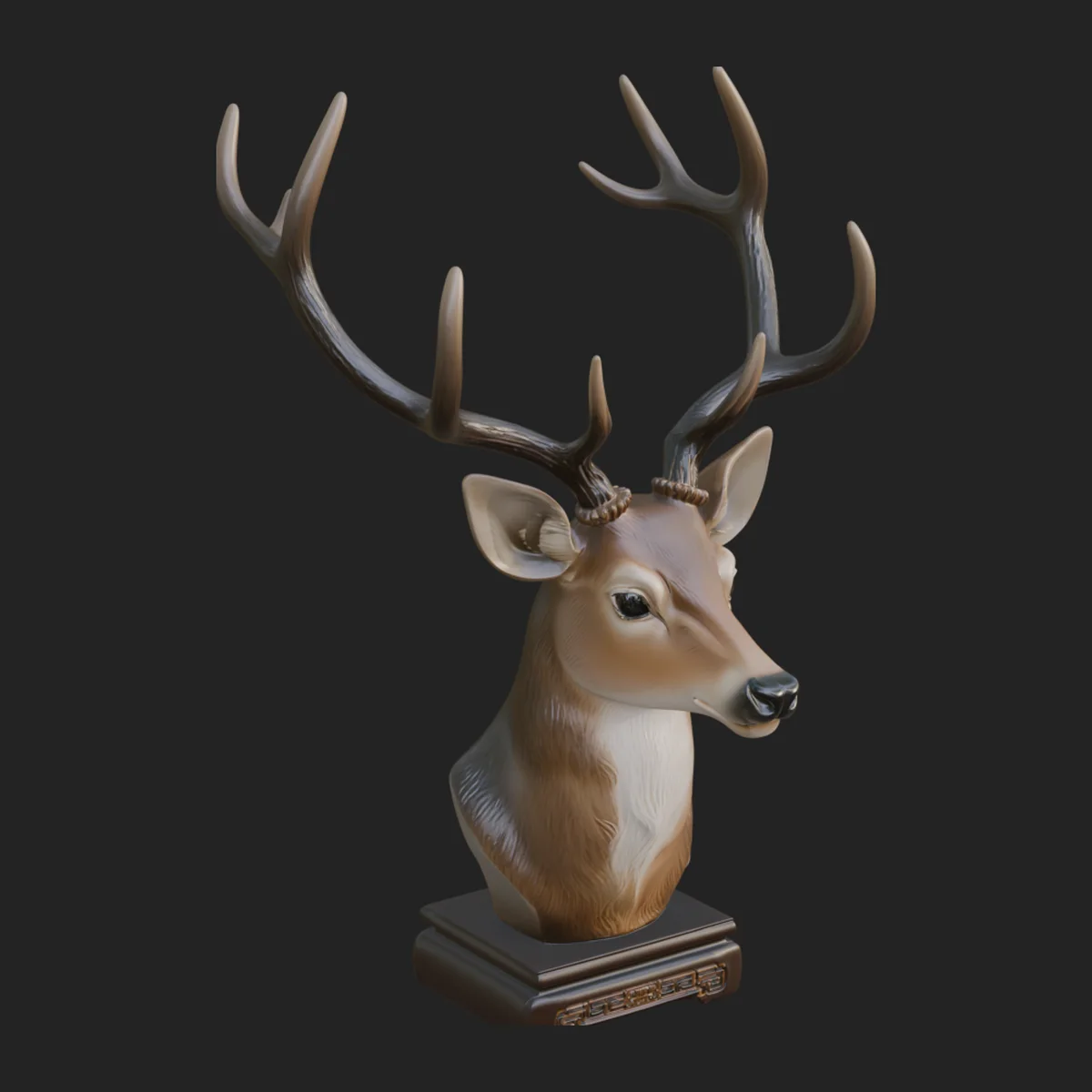 Stag Head Wall Mount Design 2